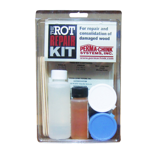 Stop-Rot Penetrating Epoxy for Repairing Rotten Wood 40 Ounce Kit