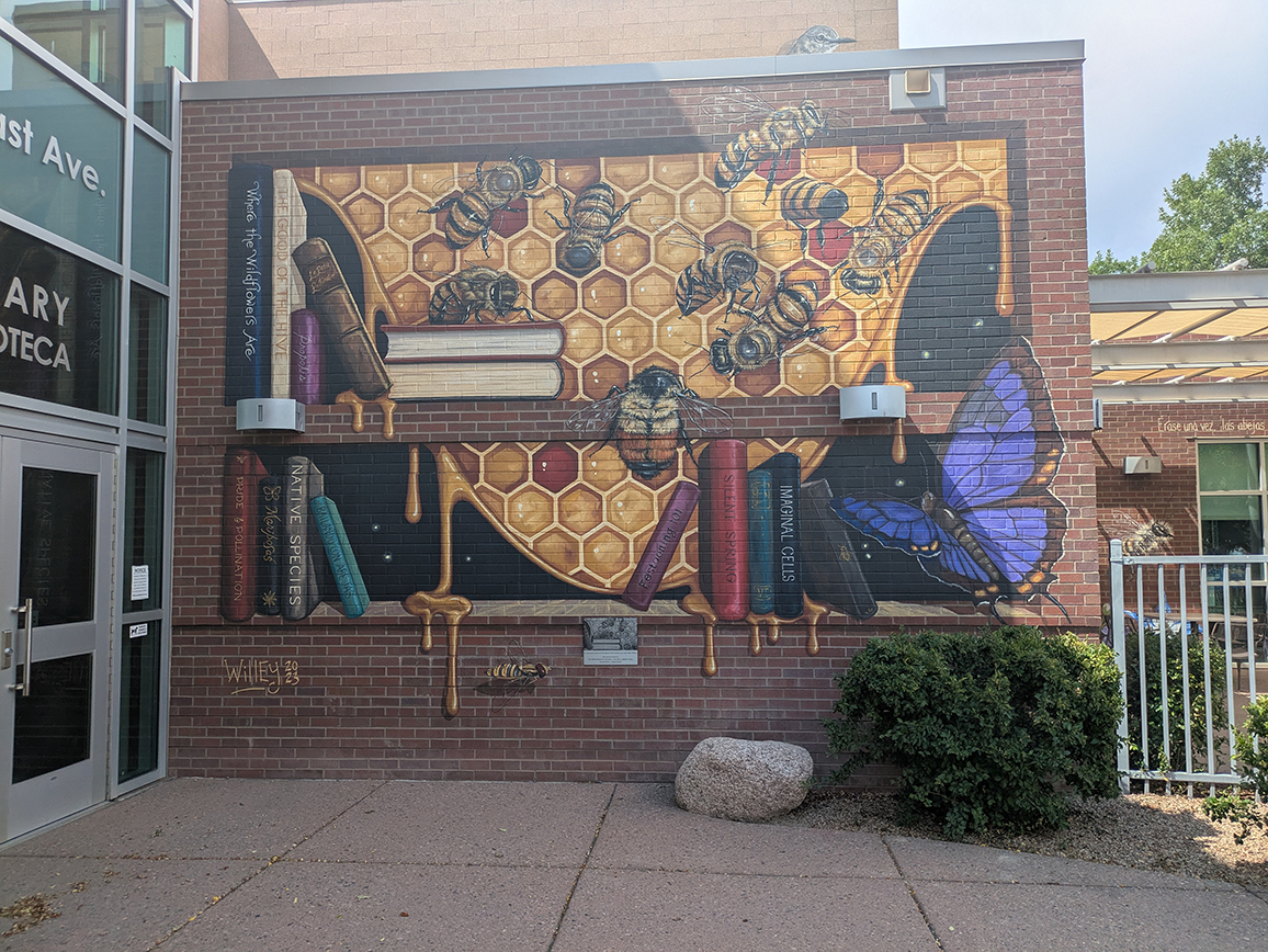 Rifle Library Bee Mural